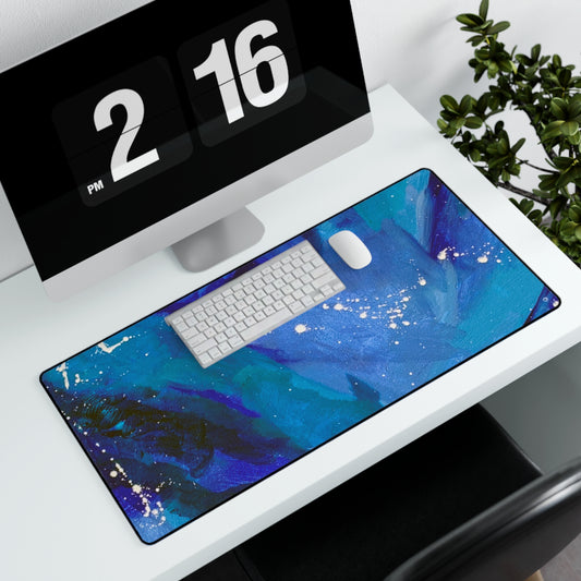 Blue Galaxy Desk Mats