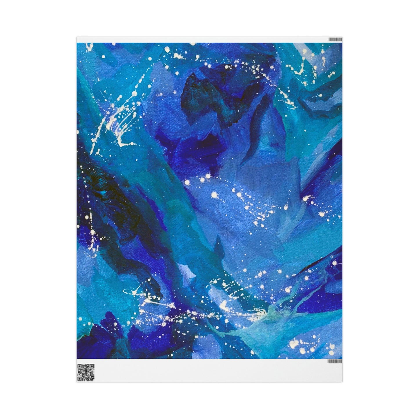 Blue Galaxy Giftwrap - 3 Sheets