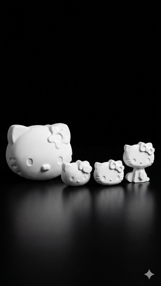 Hello Kitty Figurine ~ Bundle Clay Kit