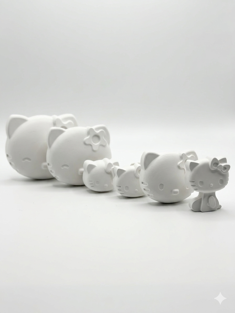 Hello Kitty Figurine ~ Bundle Clay Kit